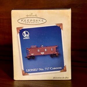 REDUCED PRICE!!!   Hallmark Keepsake Ornament. Lionel Caboose